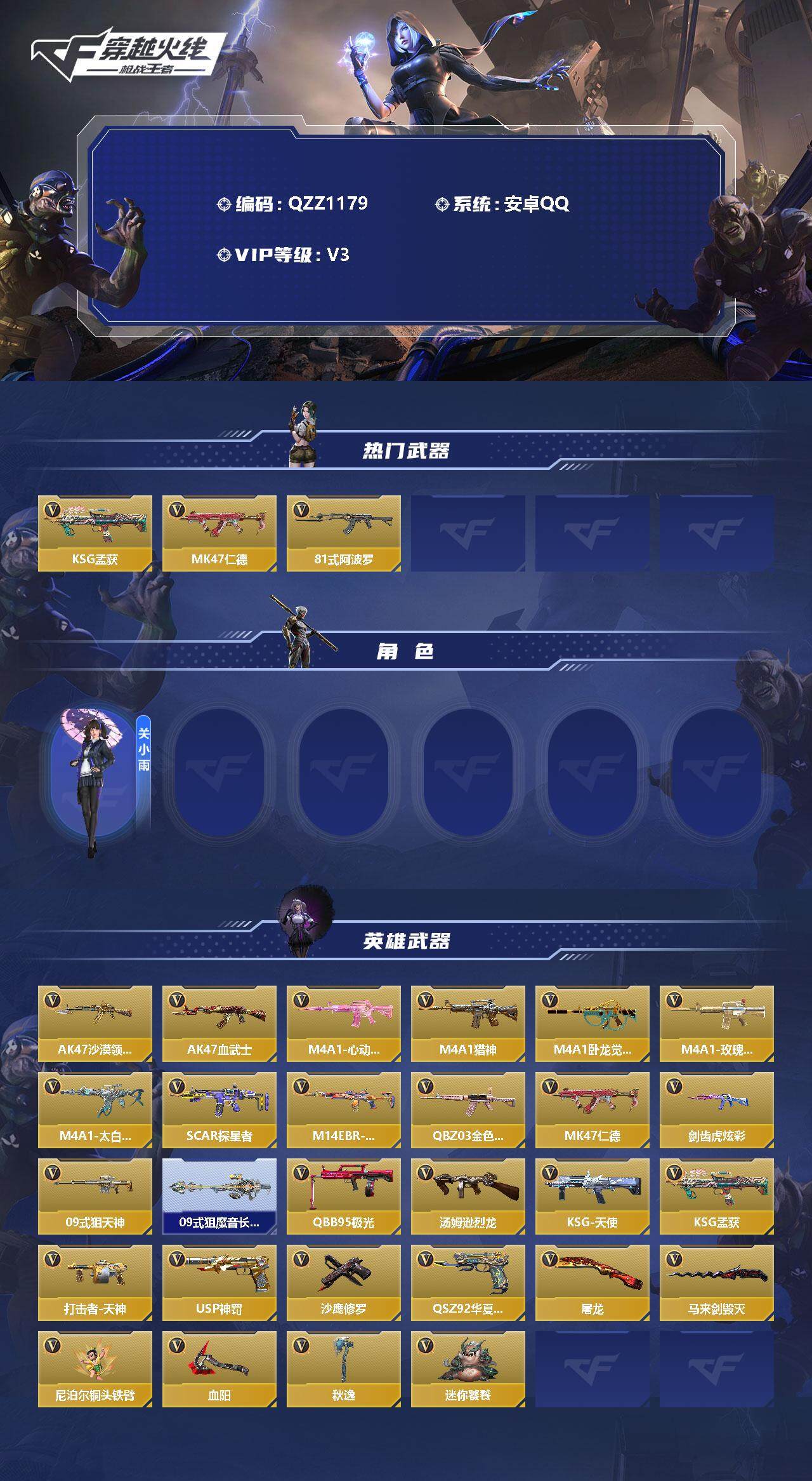 CFMEY324760枪战王者账号详情图2 CFMEY324760枪战王者账号详情图2