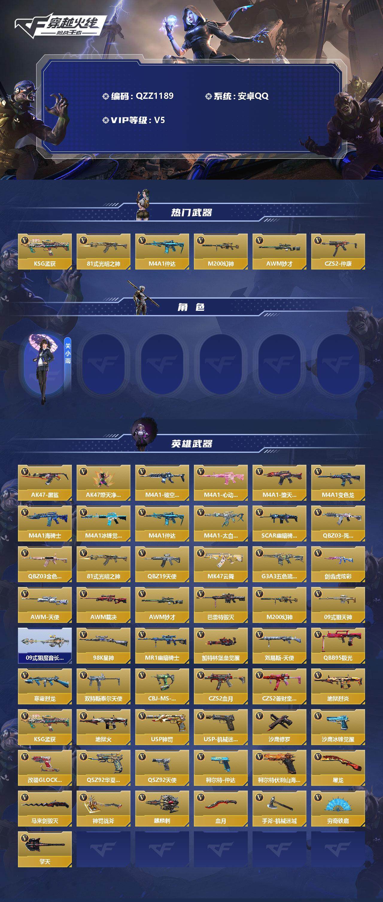 CFMEY324941枪战王者账号详情图2 CFMEY324941枪战王者账号详情图2
