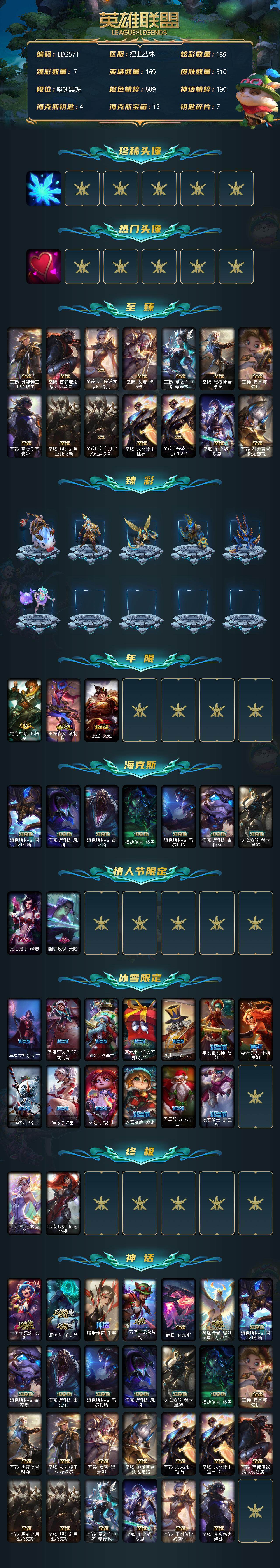 LOLEY36135英雄联盟账号详情图2 LOLEY36135英雄联盟账号详情图2