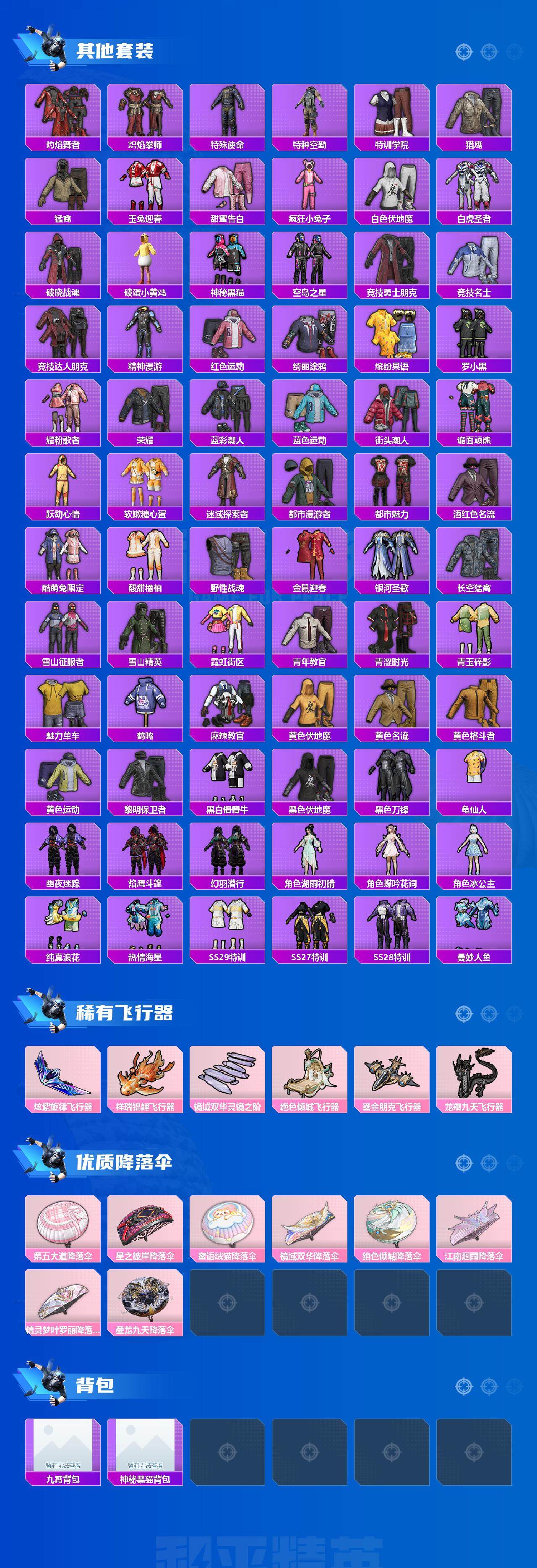 【HPX219】161套装/枪械6/装备287/战备129/王牌印记4/热力值67329/五级SCAR-L-锦绣绵绵/三级M416-墨龙九天/七级GROZA-巴啦啦小魔仙/三级GROZA-精灵之光/