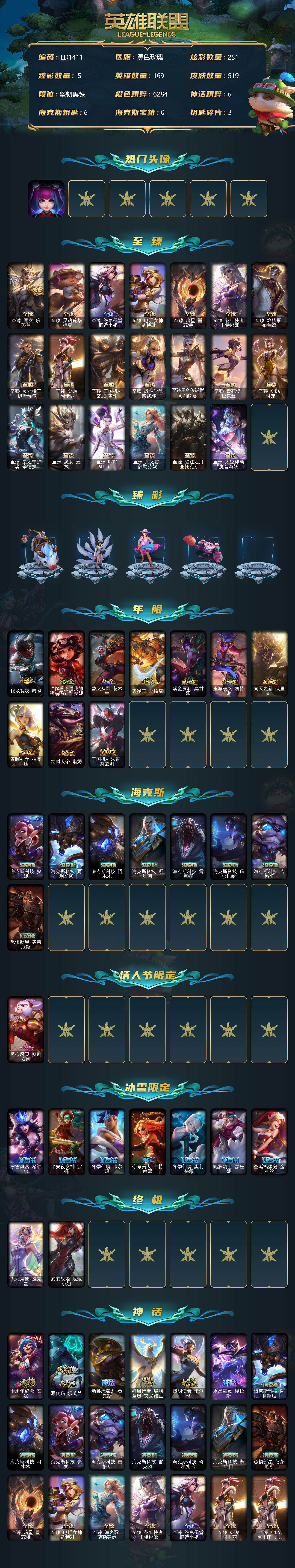 LOLEY36758英雄联盟账号详情图2 LOLEY36758英雄联盟账号详情图2