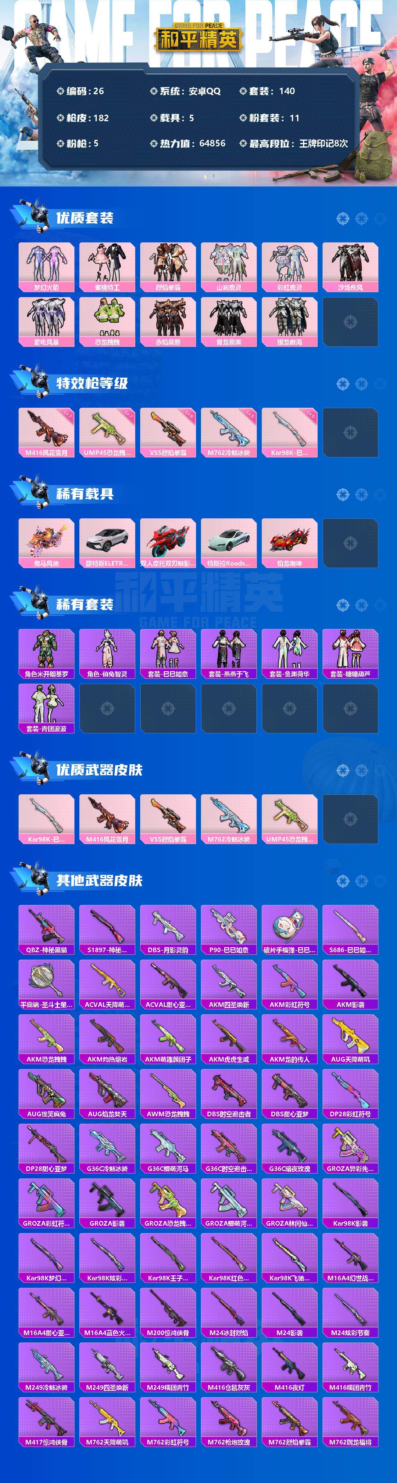 HPCMW3274237和平精英账号详情图3 HPCMW3274237和平精英账号详情图3