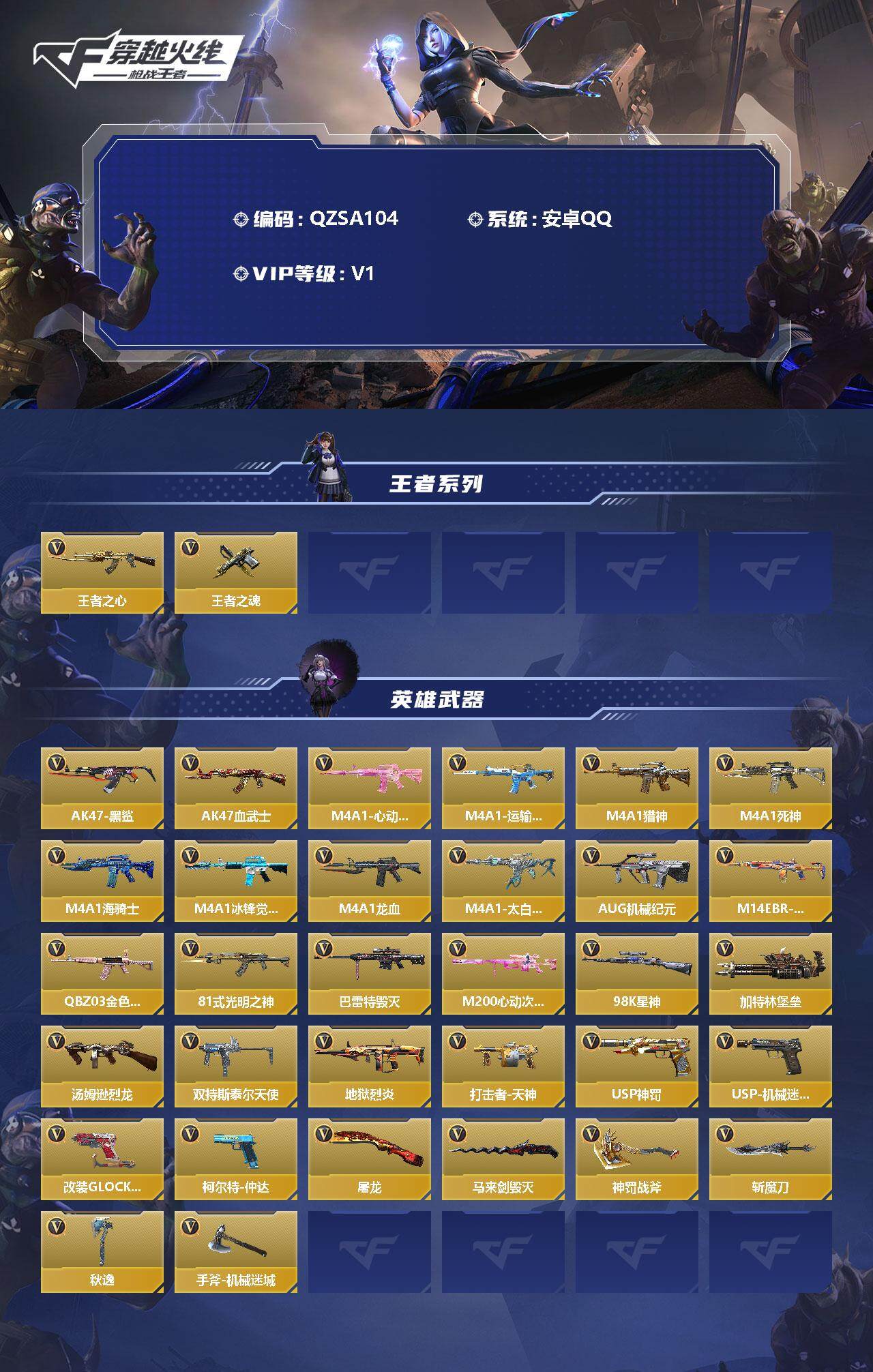 CFMEY327811枪战王者账号详情图2 CFMEY327811枪战王者账号详情图2