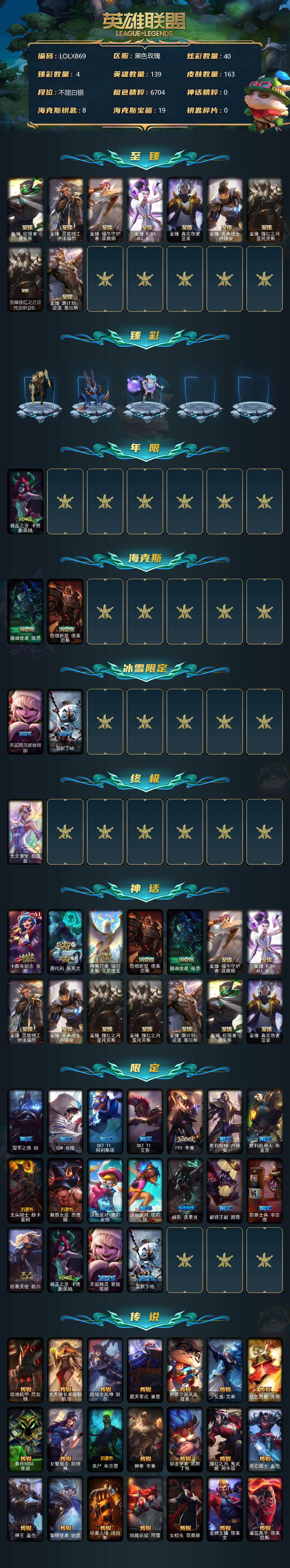 LOLEY36431英雄联盟账号详情图2
