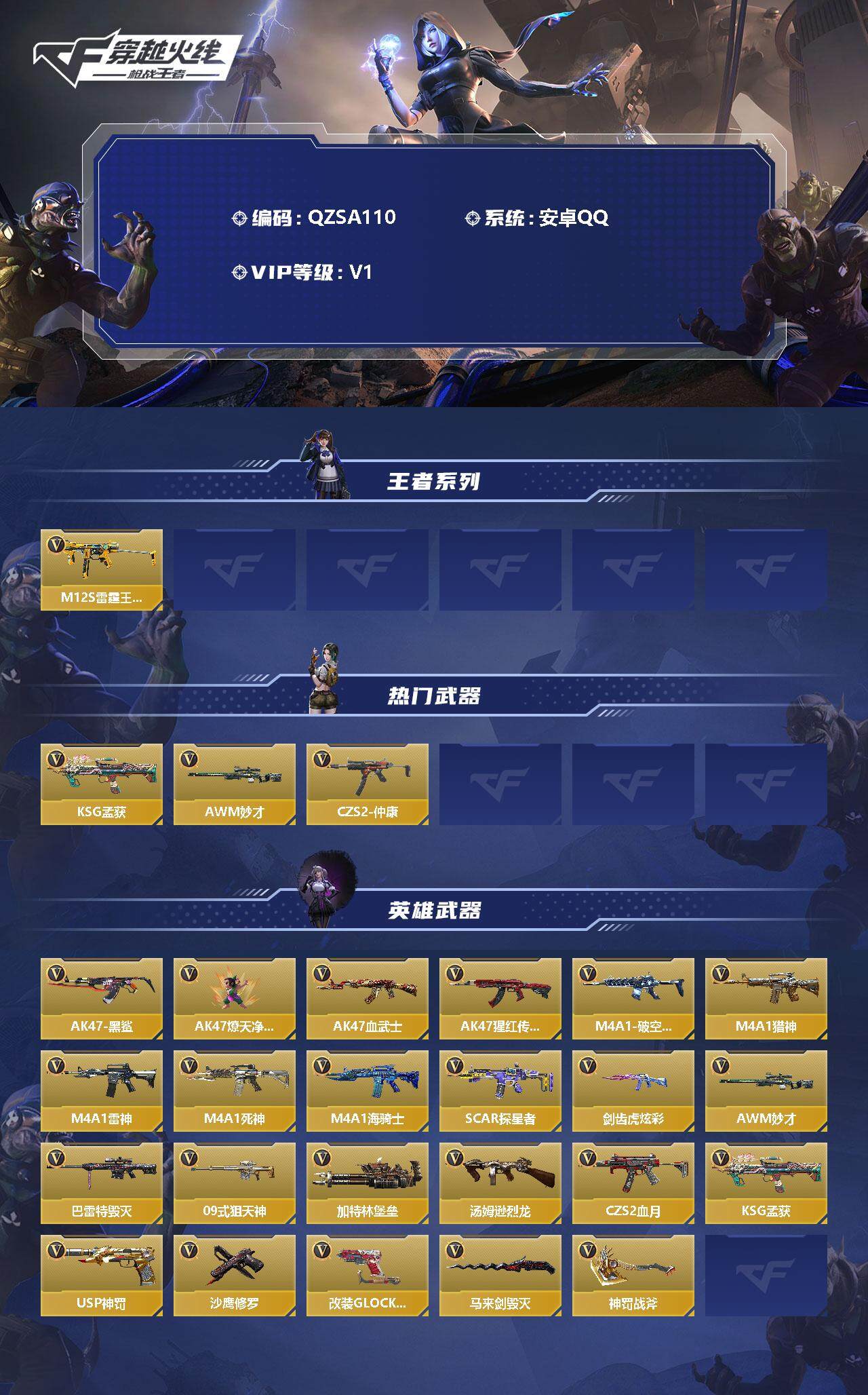 CFMEY327838枪战王者账号详情图2 CFMEY327838枪战王者账号详情图2