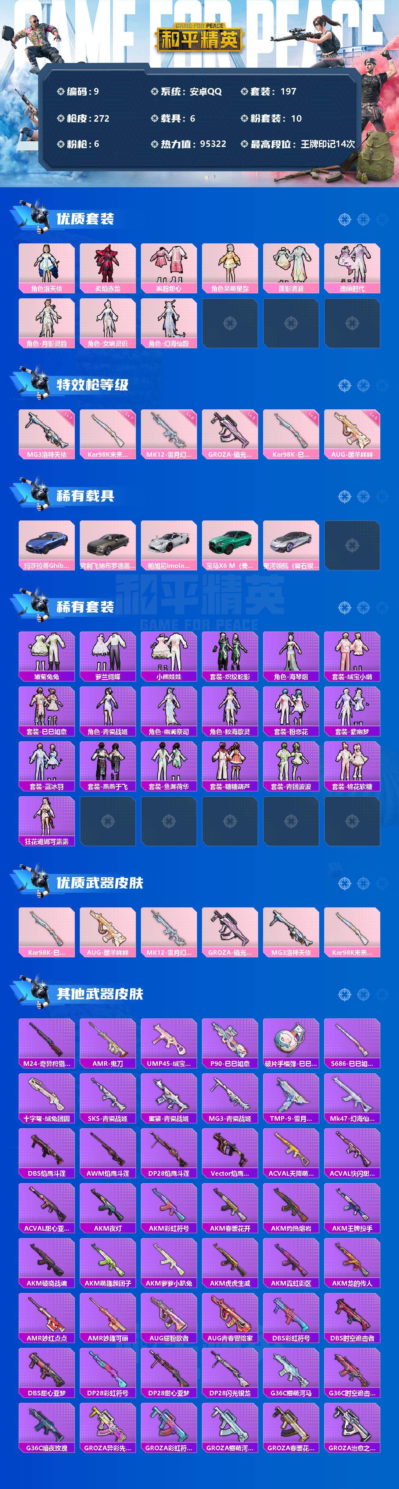 HPCMW3274330和平精英账号详情图7 HPCMW3274330和平精英账号详情图7