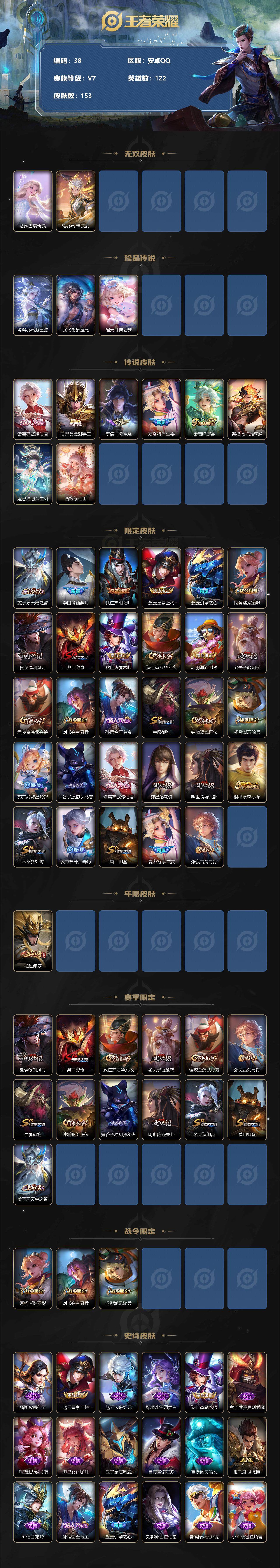 WZCMW3181180王者荣耀账号详情图6 WZCMW3181180王者荣耀账号详情图6