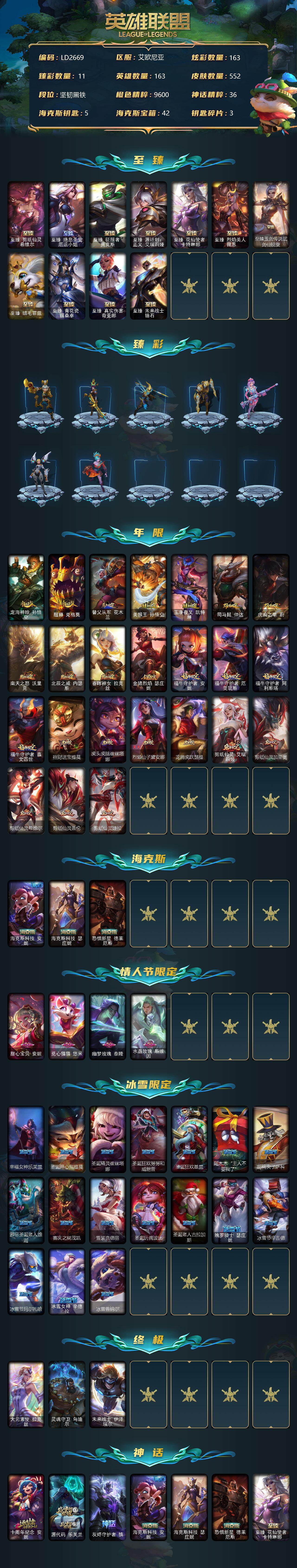 LOLEY36496英雄联盟账号详情图2 LOLEY36496英雄联盟账号详情图2