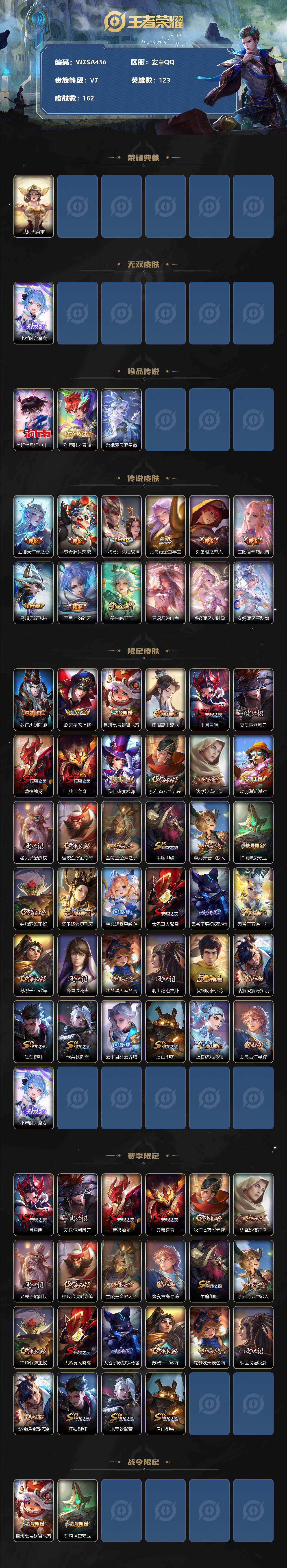 WZEY3142210王者荣耀账号详情图2