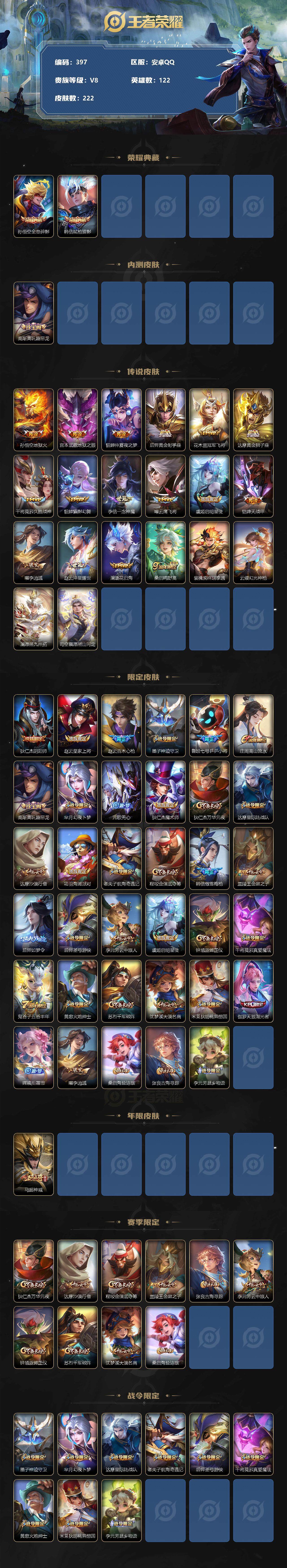 WZCMW3220299王者荣耀账号详情图3
