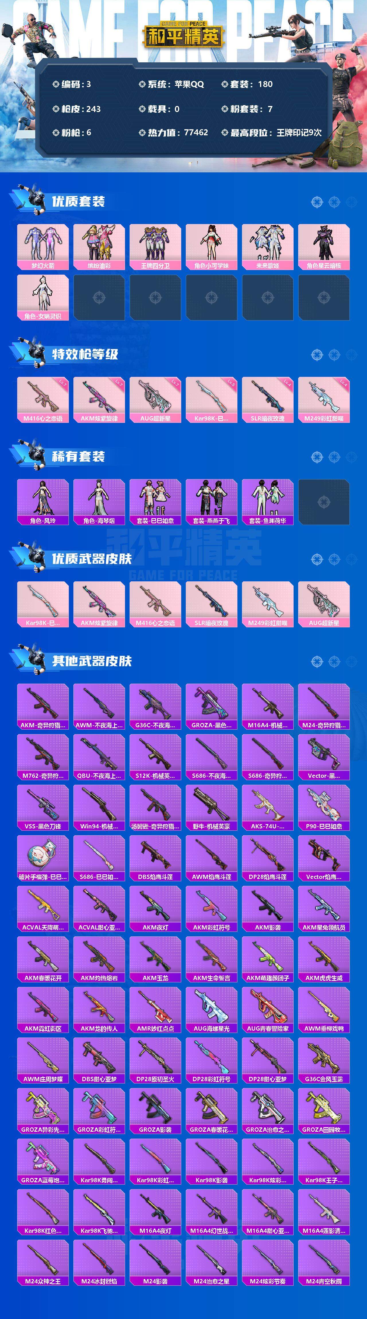 HPQM3243157和平精英账号详情图2 HPQM3243157和平精英账号详情图2