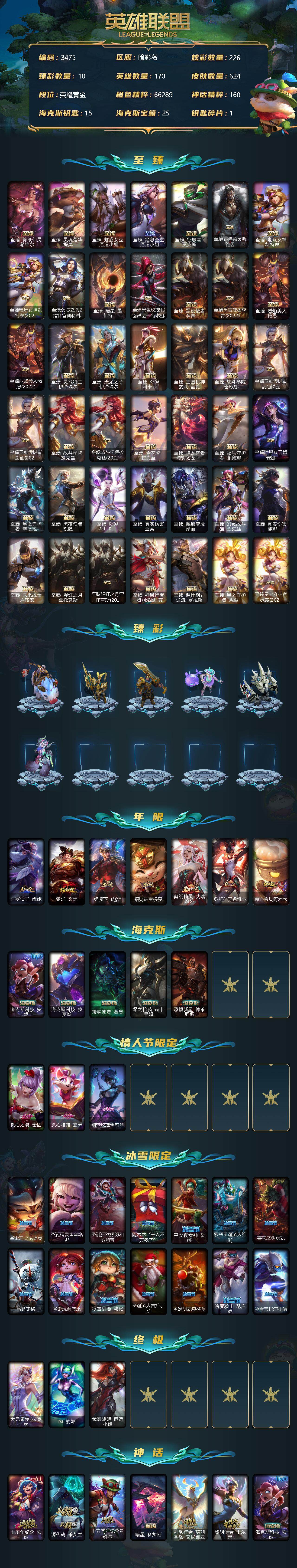LOLCMW39876英雄联盟账号详情图3