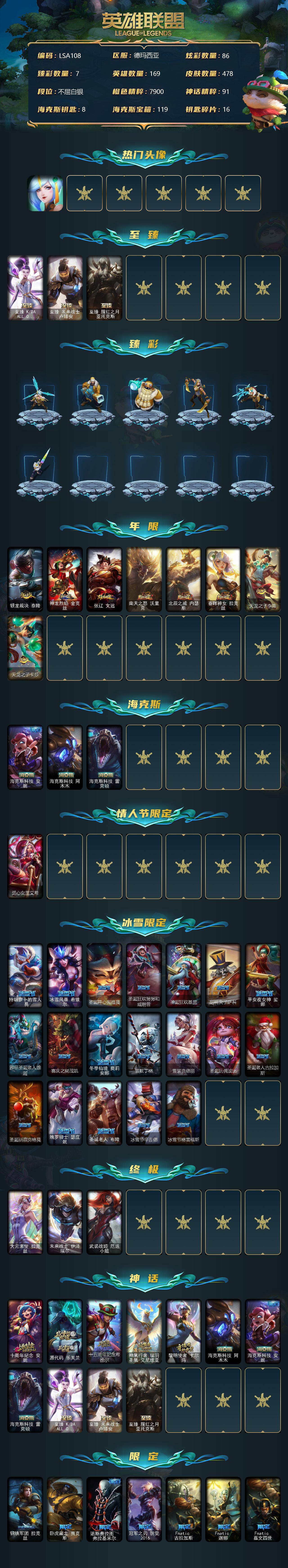 LOLEY36846英雄联盟账号详情图2 LOLEY36846英雄联盟账号详情图2