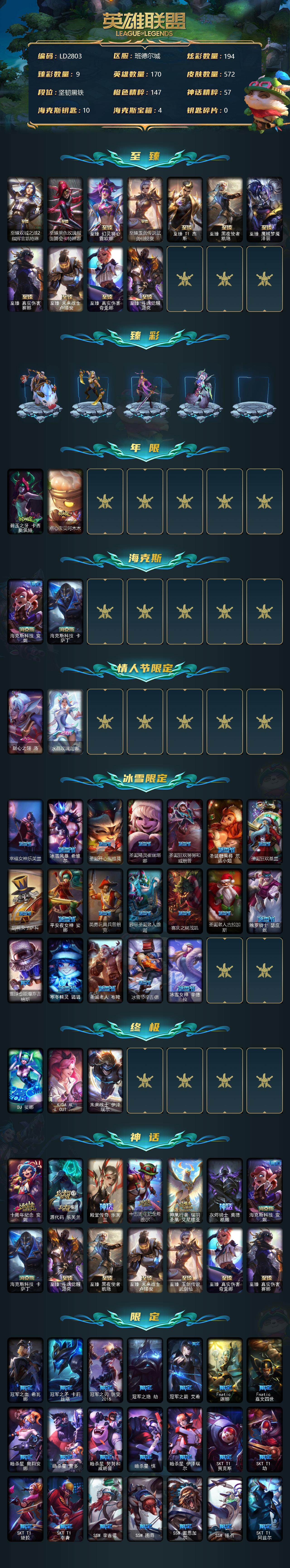 LOLEY36824英雄联盟账号详情图2 LOLEY36824英雄联盟账号详情图2