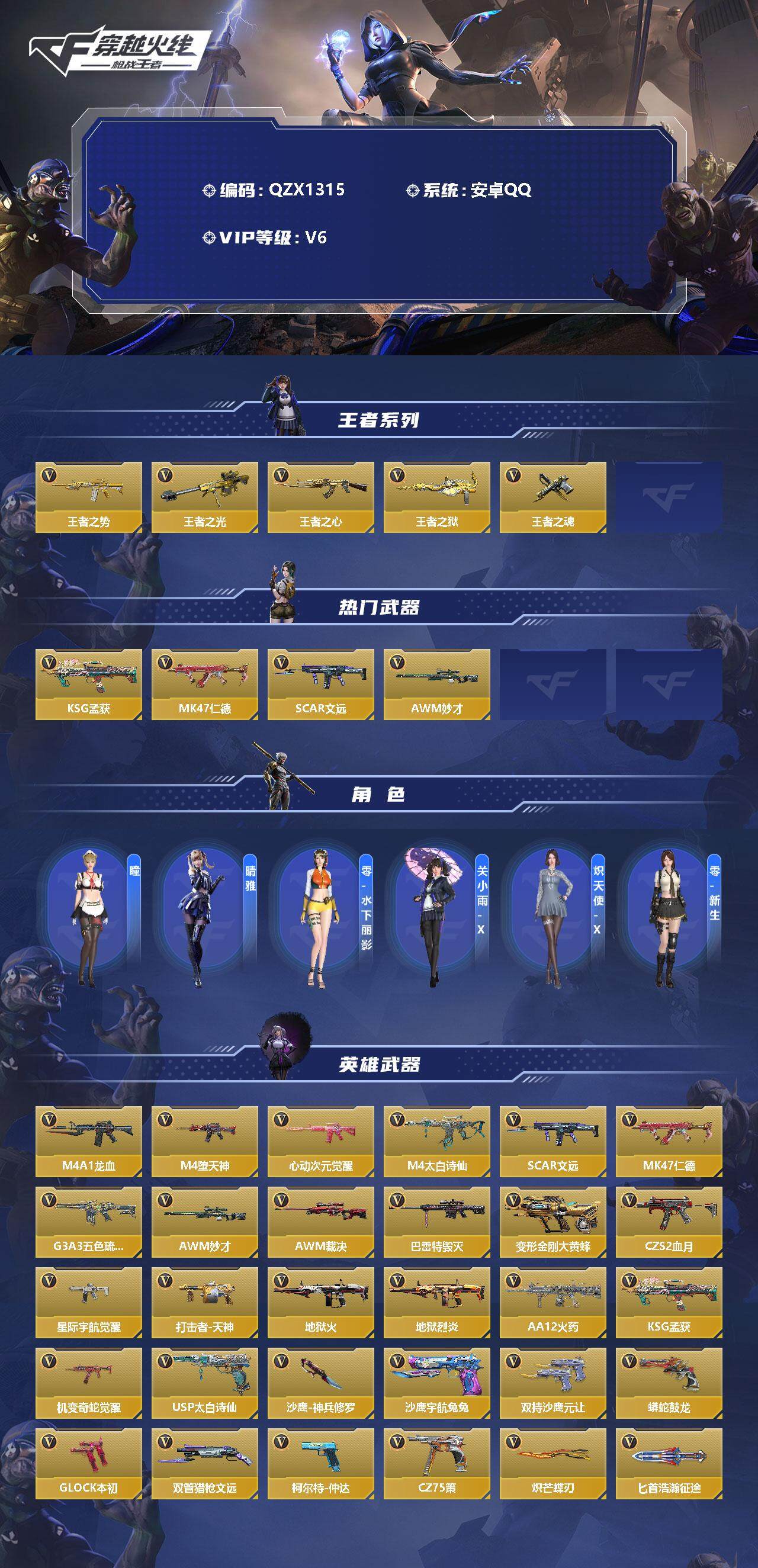 CFMEY330853枪战王者账号详情图2 CFMEY330853枪战王者账号详情图2