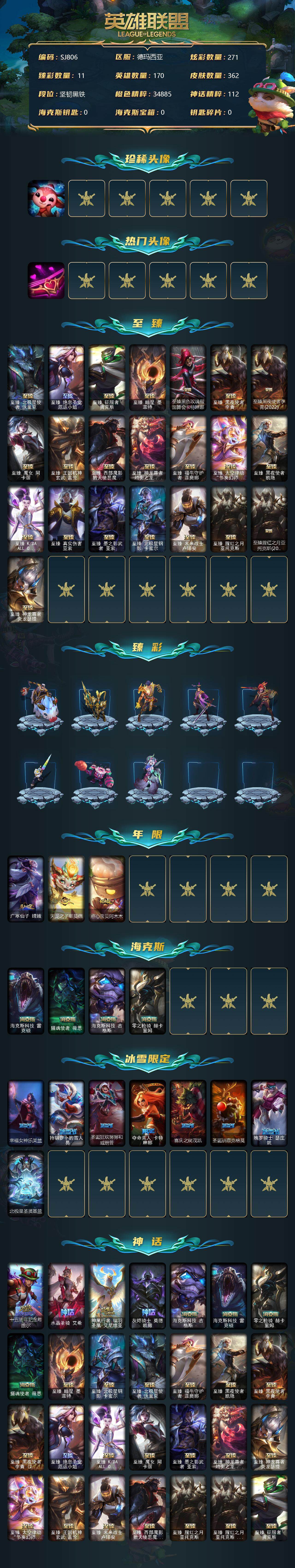 LOLEY36858英雄联盟账号详情图2 LOLEY36858英雄联盟账号详情图2