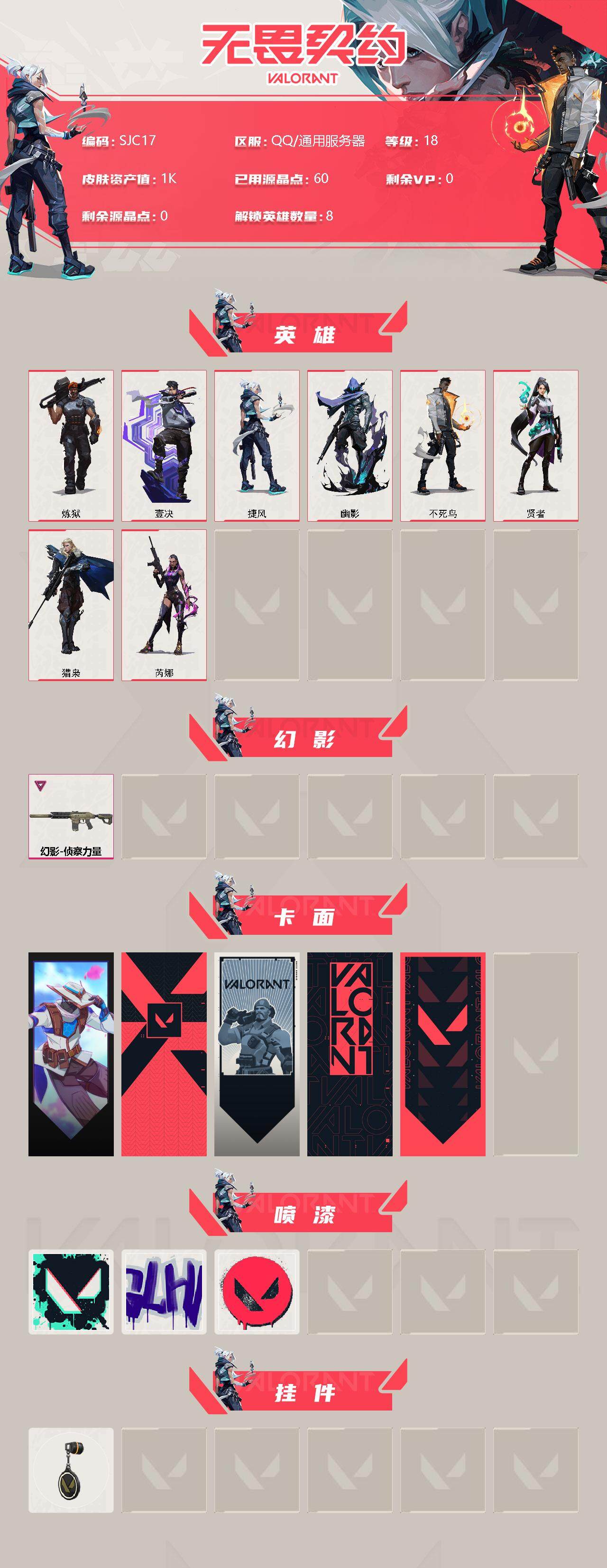WWQEY35569无畏契约账号详情图2 WWQEY35569无畏契约账号详情图2
