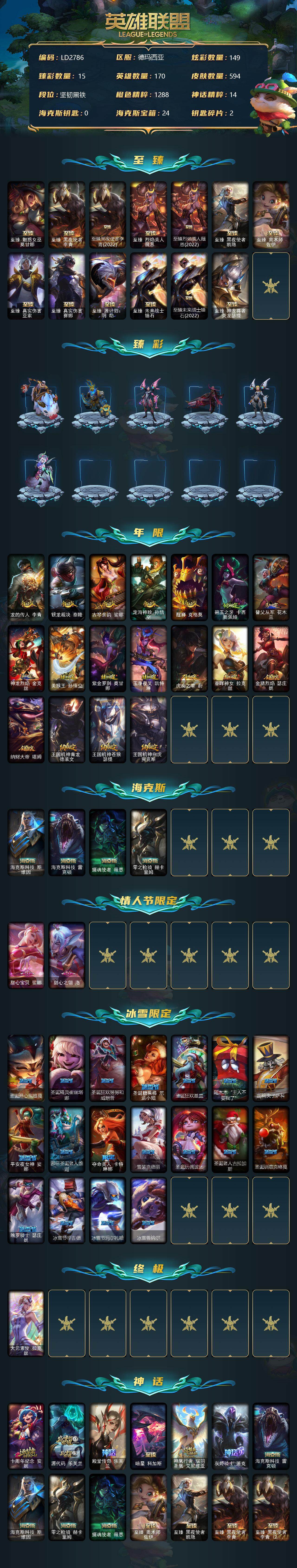 LOLEY37079英雄联盟账号详情图2 LOLEY37079英雄联盟账号详情图2