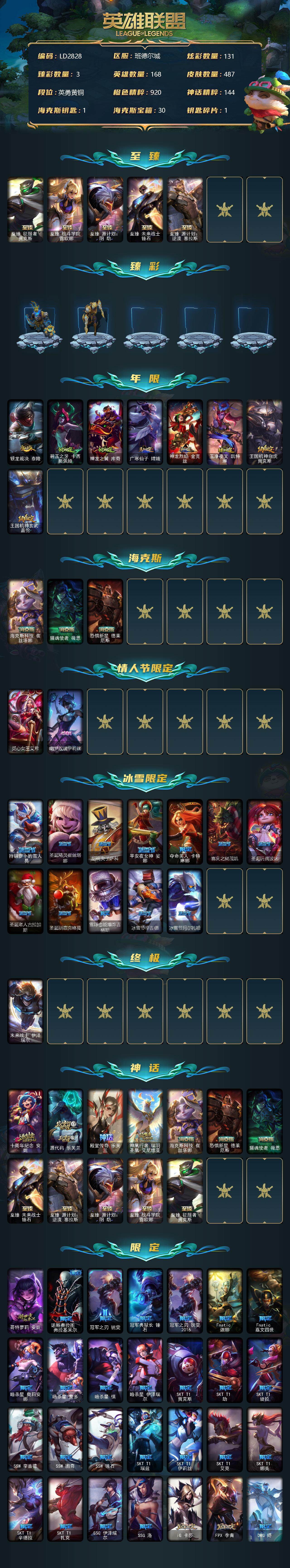 LOLEY36977英雄联盟账号详情图2 LOLEY36977英雄联盟账号详情图2