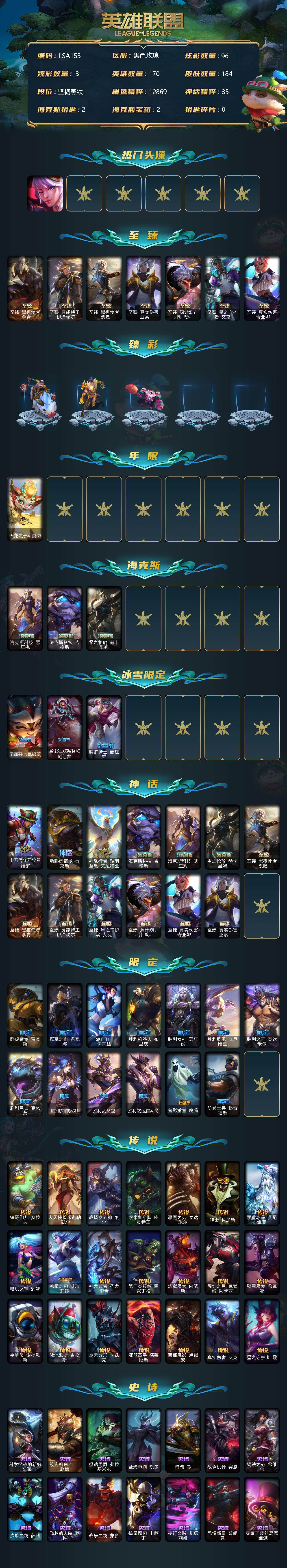 LOLEY37010英雄联盟账号详情图2