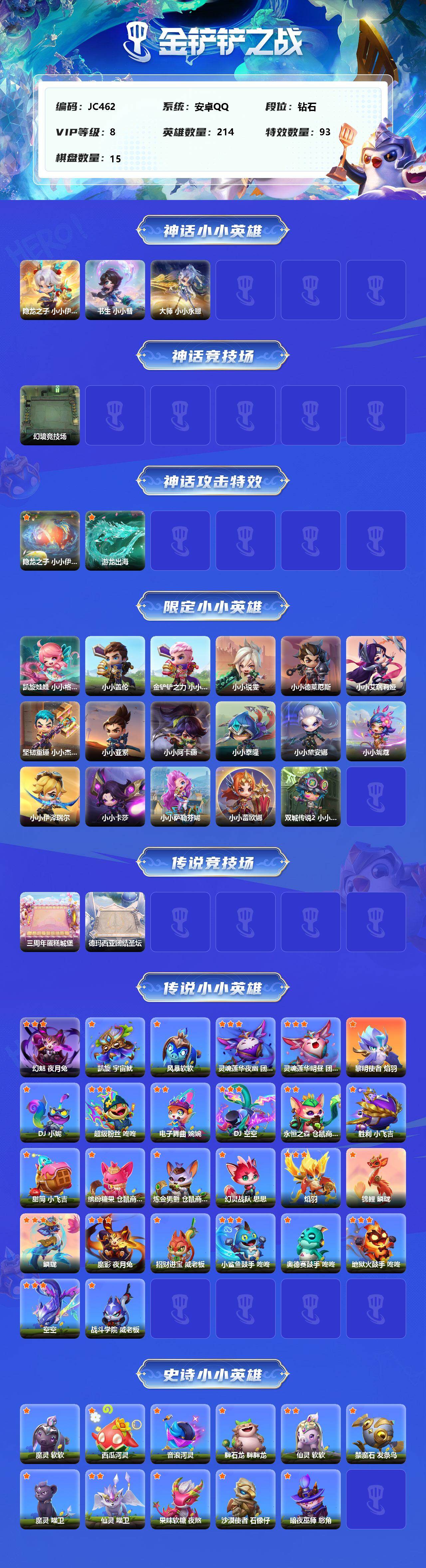 JCCEY31484金铲铲之战账号详情图2 JCCEY31484金铲铲之战账号详情图2