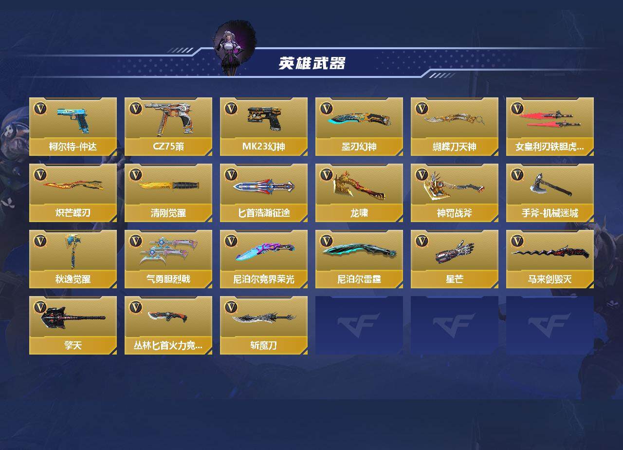 CFMEY331886枪战王者账号详情图3 CFMEY331886枪战王者账号详情图3