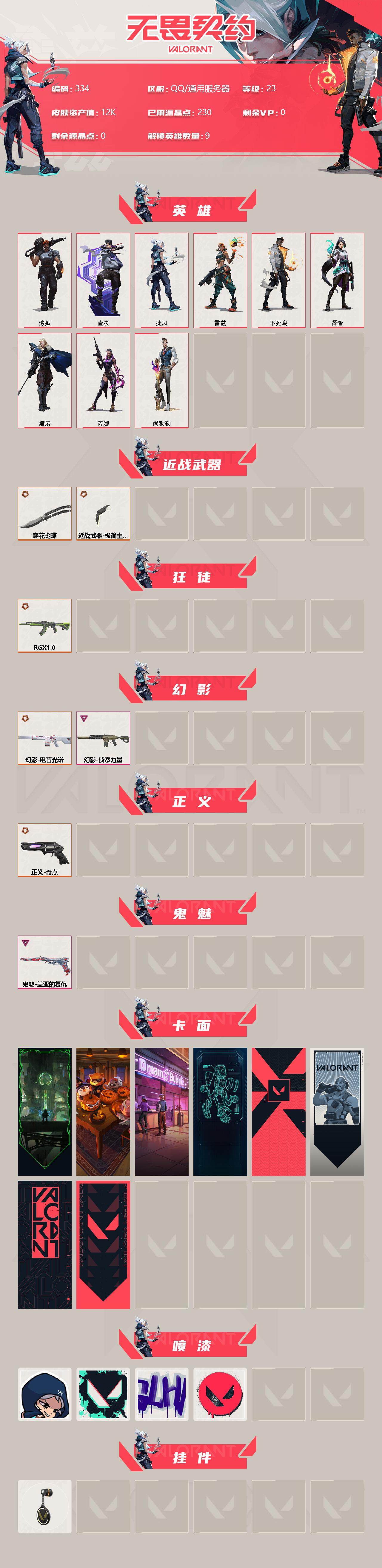 WWQXL35731无畏契约账号详情图2 WWQXL35731无畏契约账号详情图2