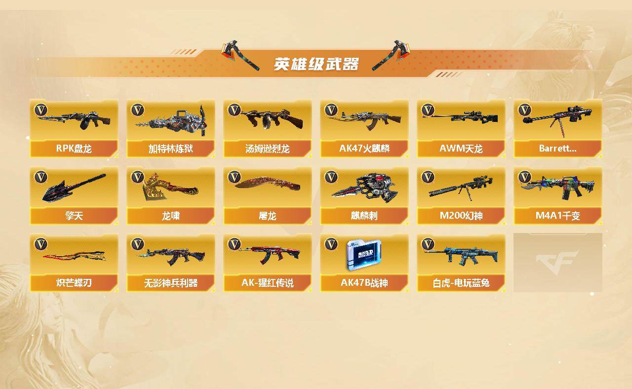 CFLX317609穿越火线账号详情图3 CFLX317609穿越火线账号详情图3