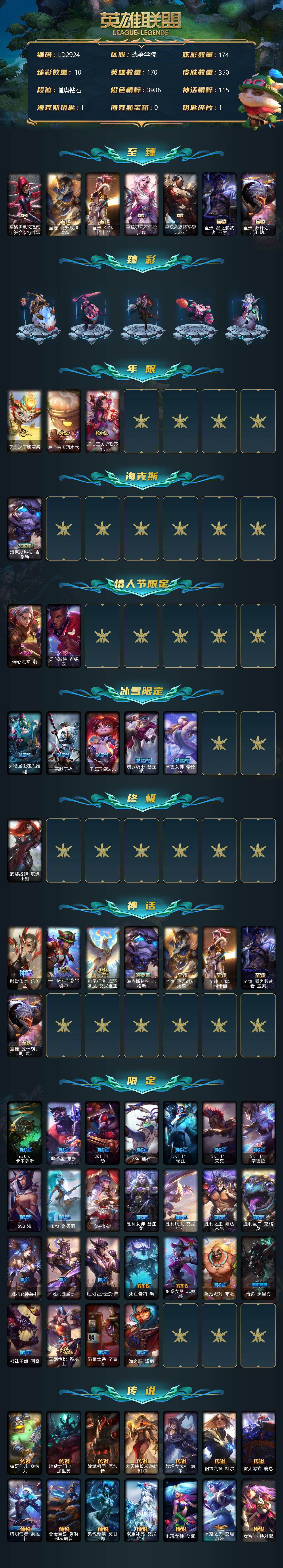 LOLEY37256英雄联盟账号详情图2 LOLEY37256英雄联盟账号详情图2