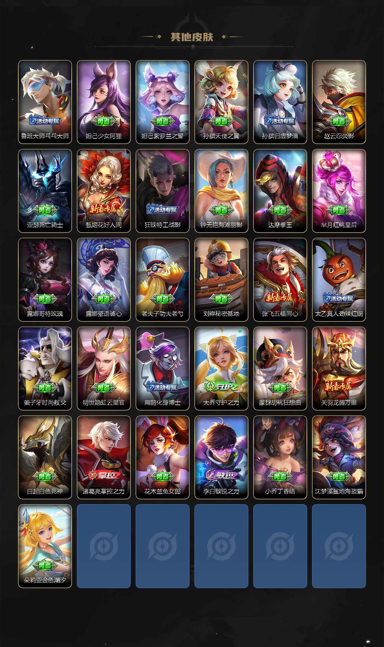 【WZX4878】贵族9/皮肤191/典藏2/传说22/史诗62/英雄124/武则天/孙尚香_杀手不太冷/孙尚香_蔷薇恋人/狂铁_特工战影/武则天_海洋之心/孙尚香_末日机甲/虞姬_云霓雀翎/干将莫