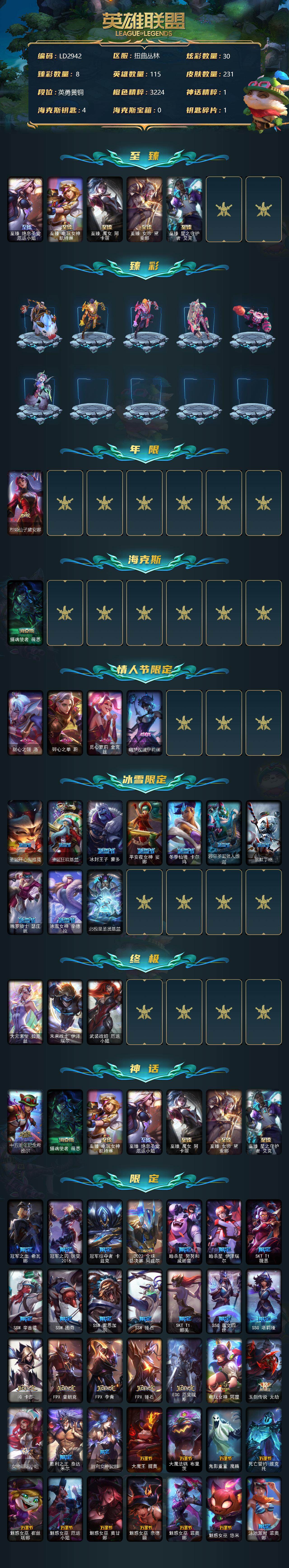 LOLEY37370英雄联盟账号详情图2 LOLEY37370英雄联盟账号详情图2