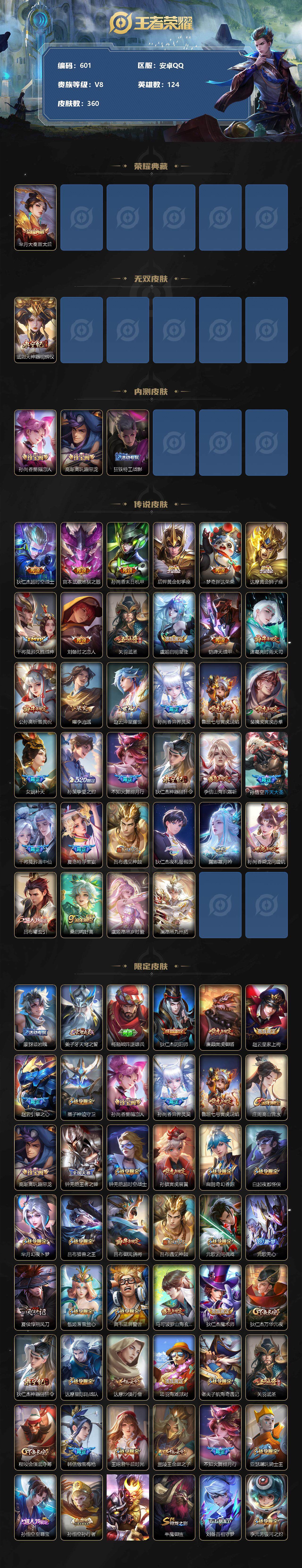 WZCMW3220442王者荣耀账号详情图3