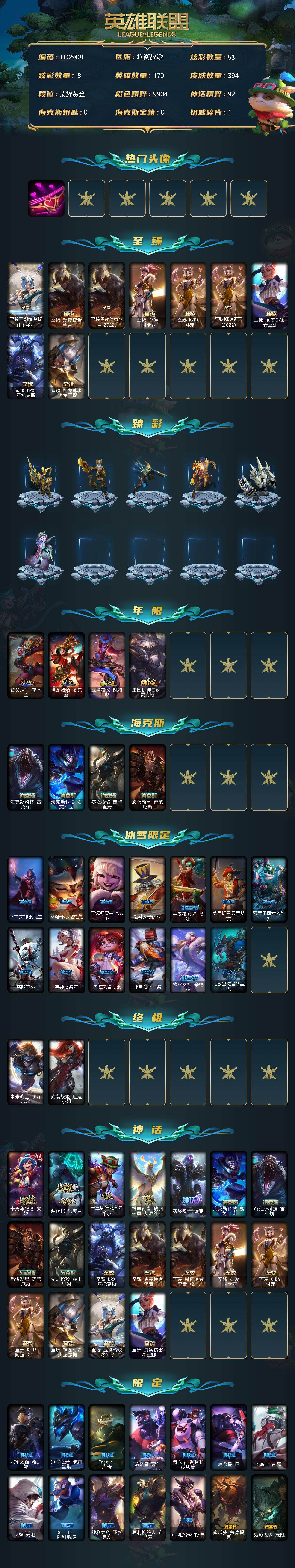 LOLEY37417英雄联盟账号详情图2 LOLEY37417英雄联盟账号详情图2