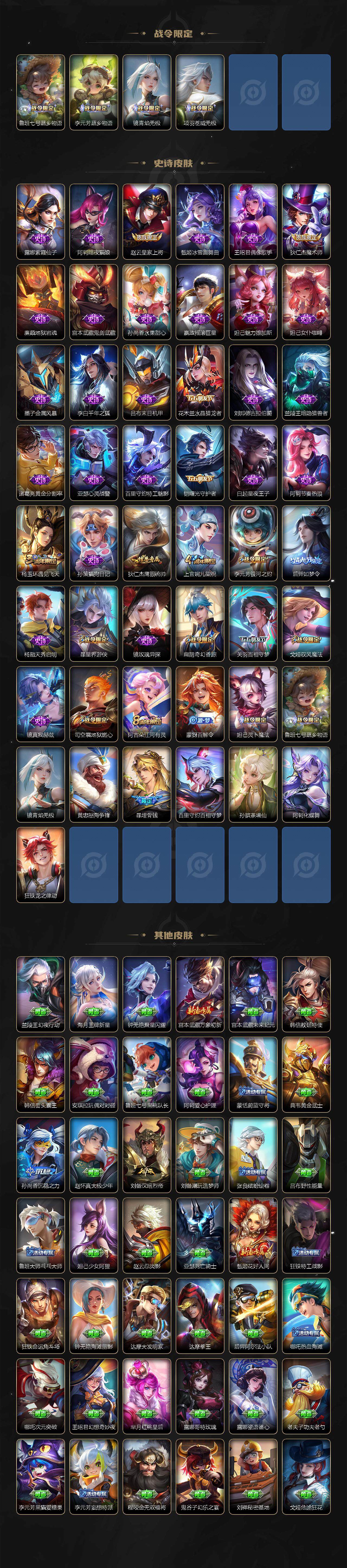 WZJZ3178250王者荣耀账号详情图3 WZJZ3178250王者荣耀账号详情图3