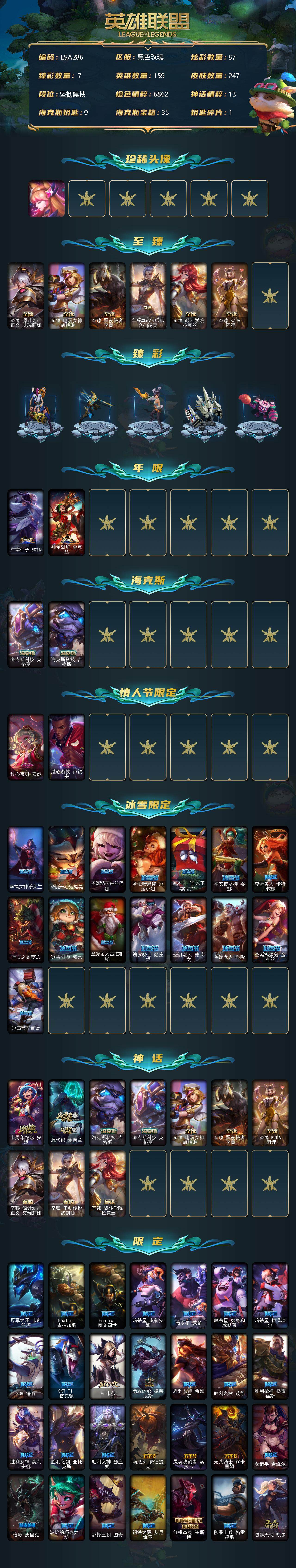 LOLEY37556英雄联盟账号详情图2 LOLEY37556英雄联盟账号详情图2