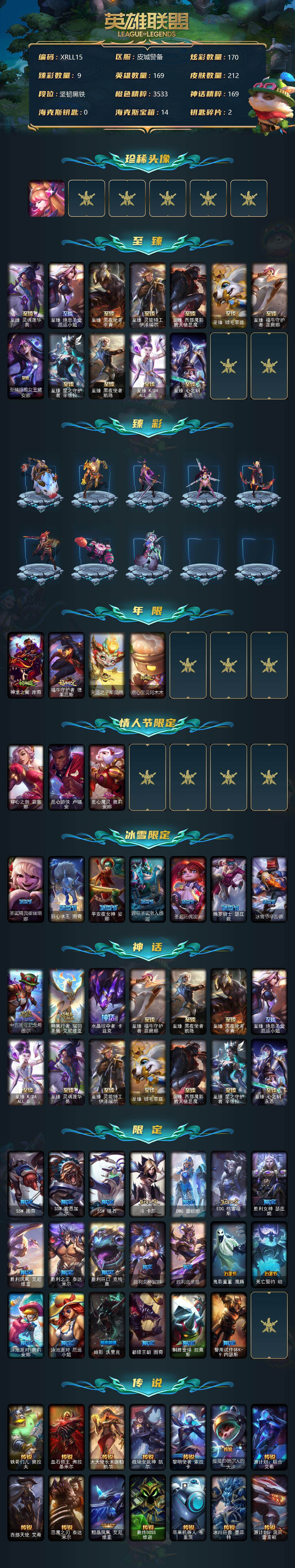 LOLJM37571英雄联盟账号详情图2 LOLJM37571英雄联盟账号详情图2