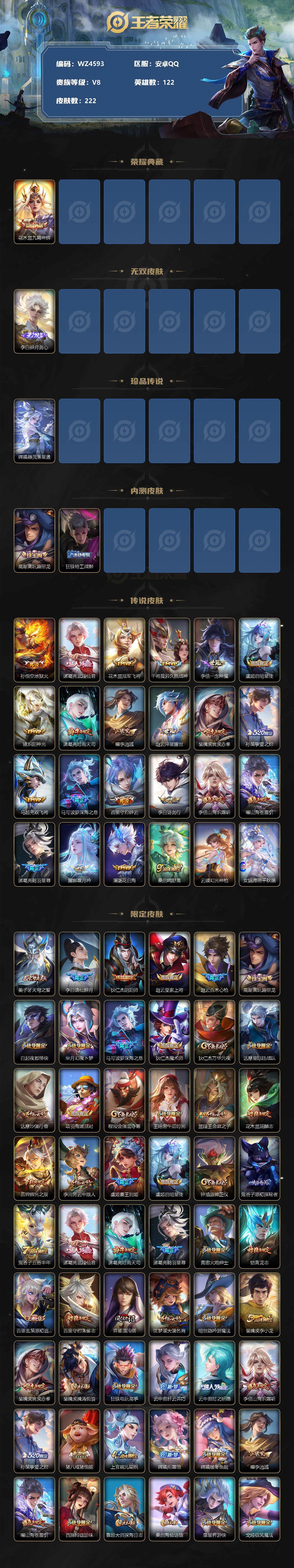 WZ033177782王者荣耀账号详情图2