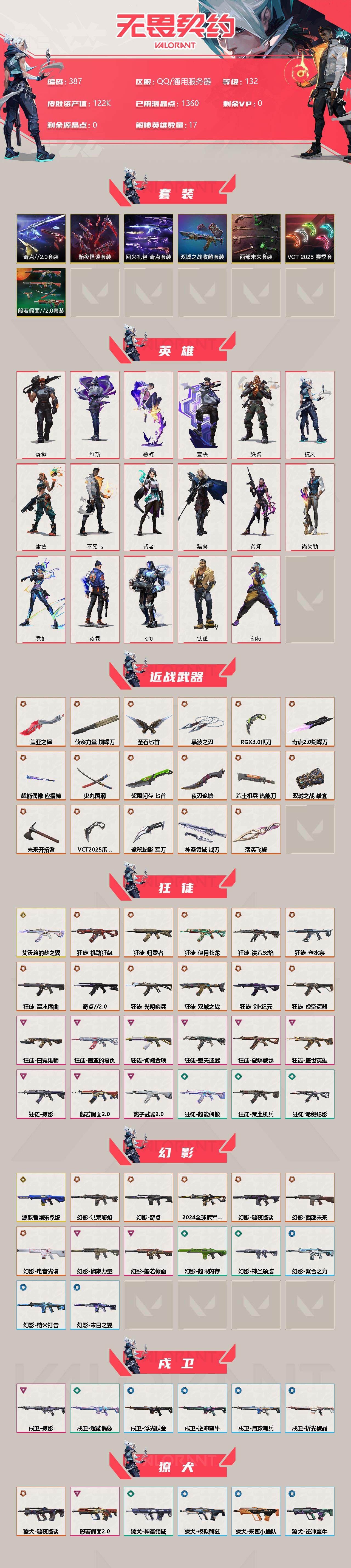WWQXL36684无畏契约账号详情图2 WWQXL36684无畏契约账号详情图2
