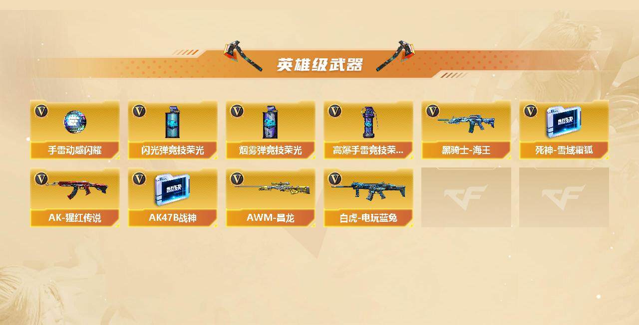 CFLX317770穿越火线账号详情图3 CFLX317770穿越火线账号详情图3