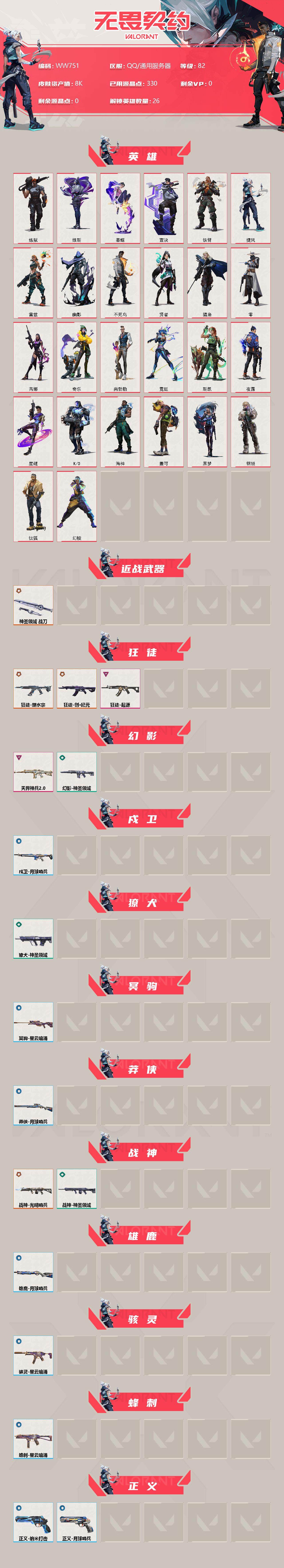 WWQEY36751无畏契约账号详情图2 WWQEY36751无畏契约账号详情图2