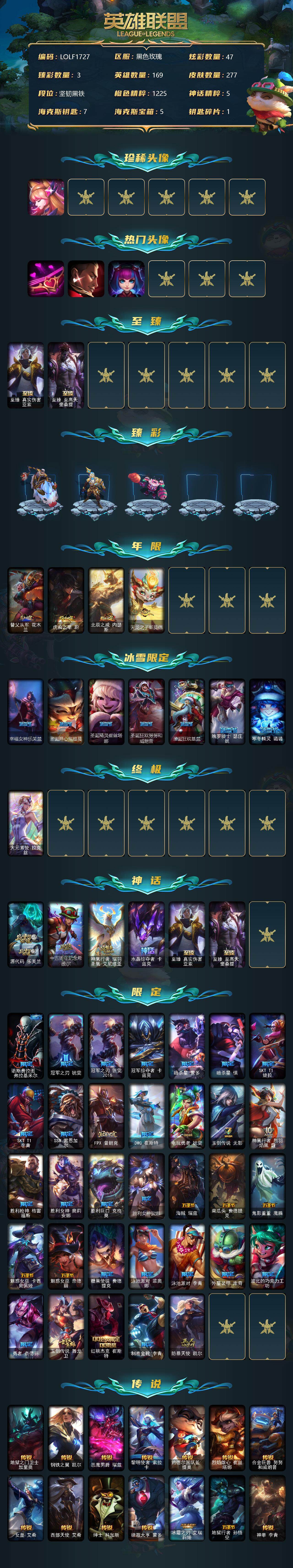 LOLEY37773英雄联盟账号详情图2
