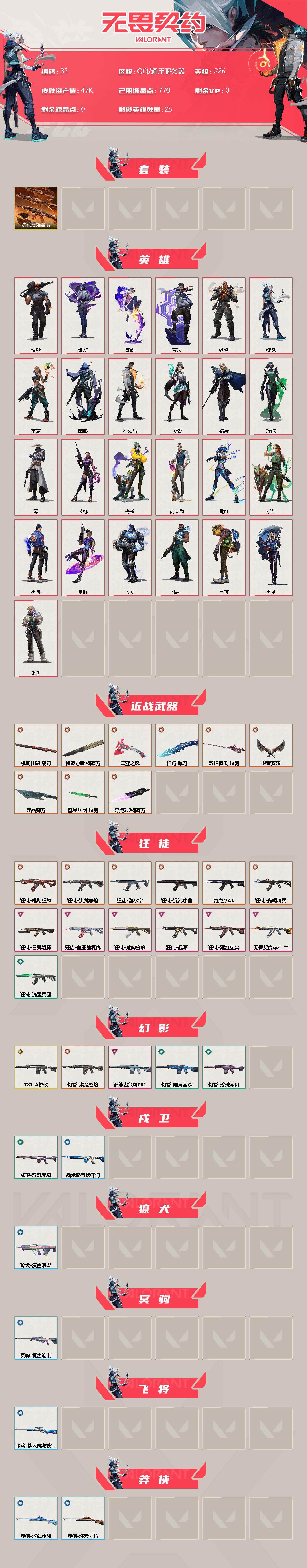 WWQXL36844无畏契约账号详情图2