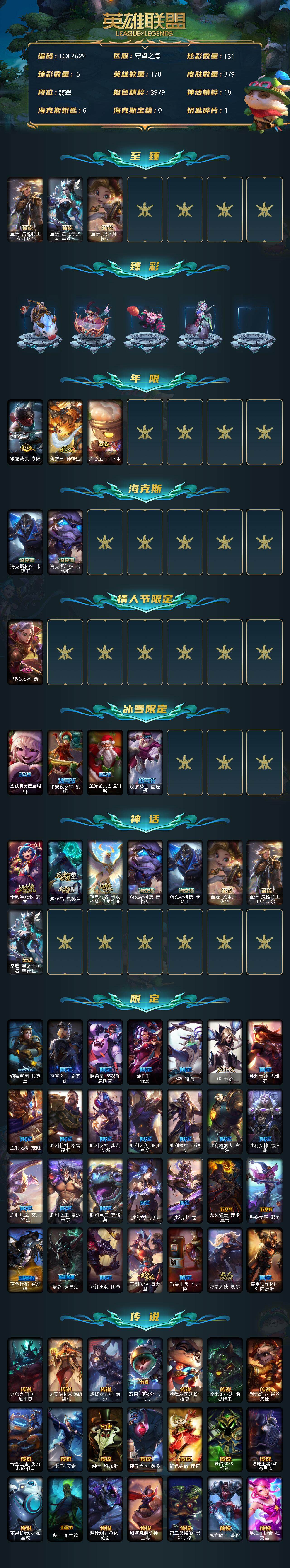 LOLEY37917英雄联盟账号详情图2
