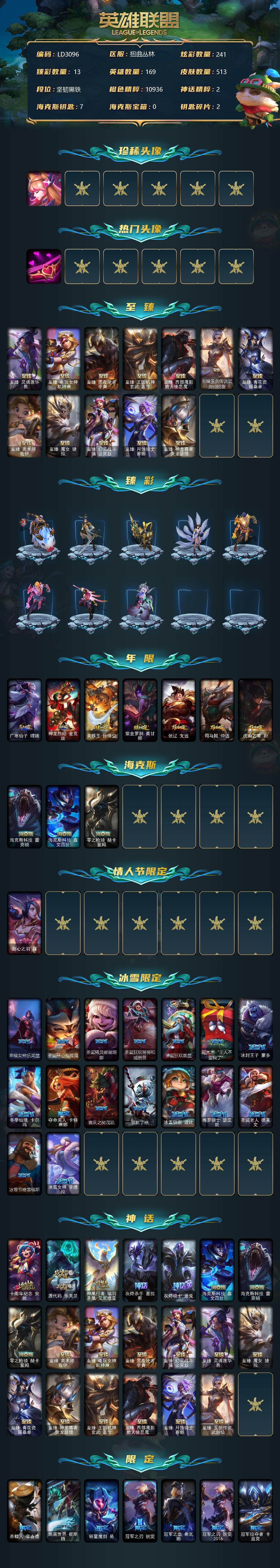 LOLEY37923英雄联盟账号详情图2 LOLEY37923英雄联盟账号详情图2
