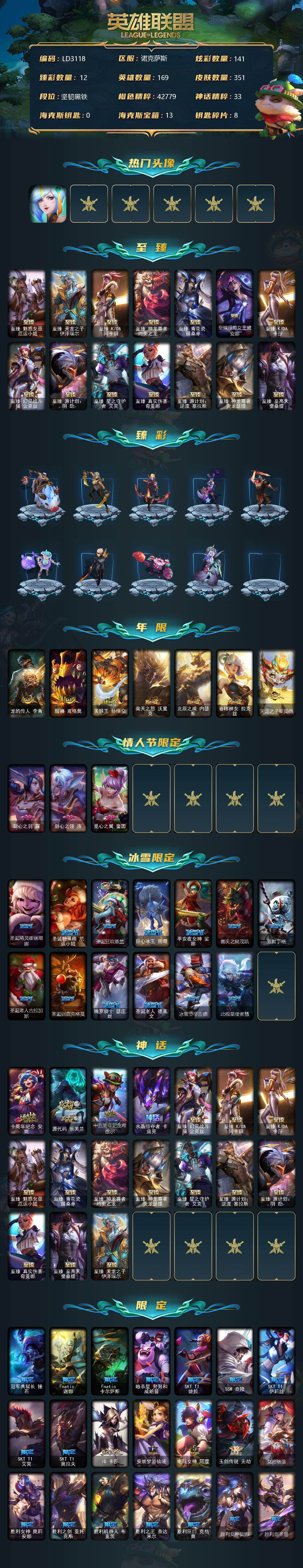 LOLEY37987英雄联盟账号详情图2 LOLEY37987英雄联盟账号详情图2