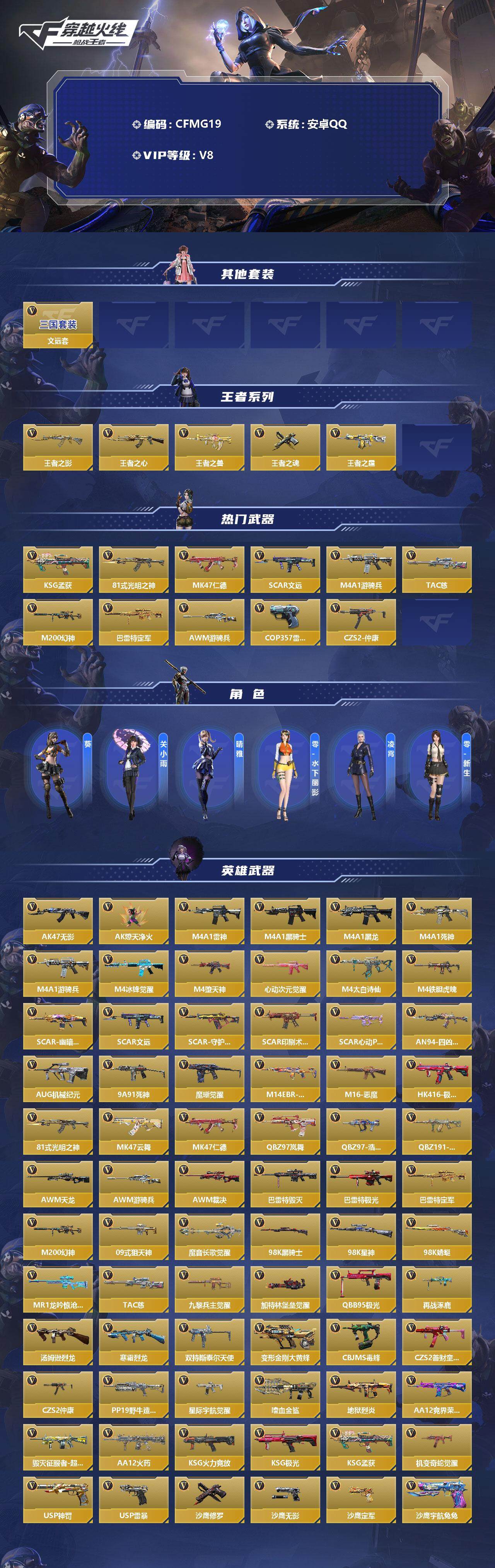 CFMEY338438枪战王者账号详情图2 CFMEY338438枪战王者账号详情图2