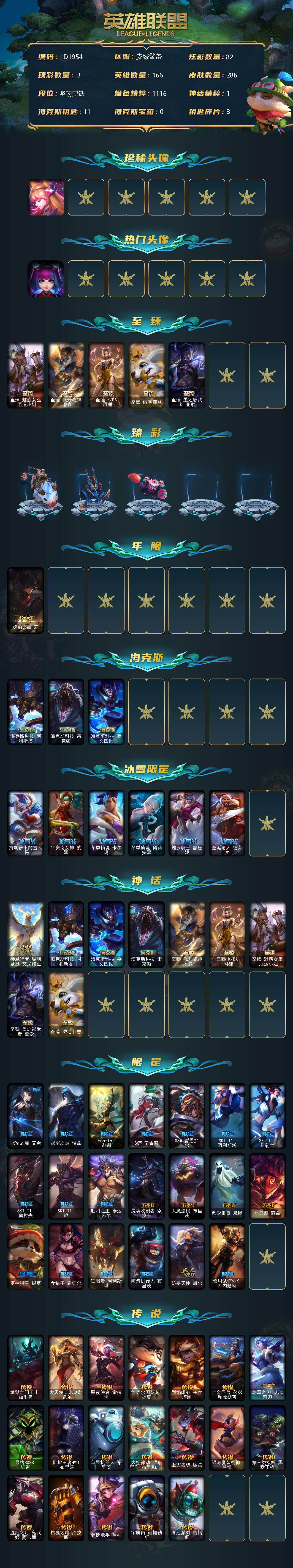 LOLEY38086英雄联盟账号详情图2