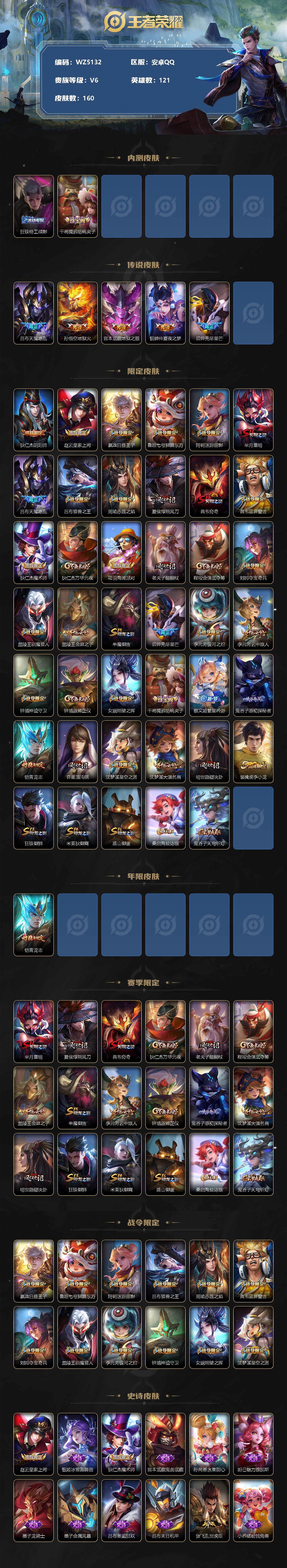 WZ033190784王者荣耀账号详情图2