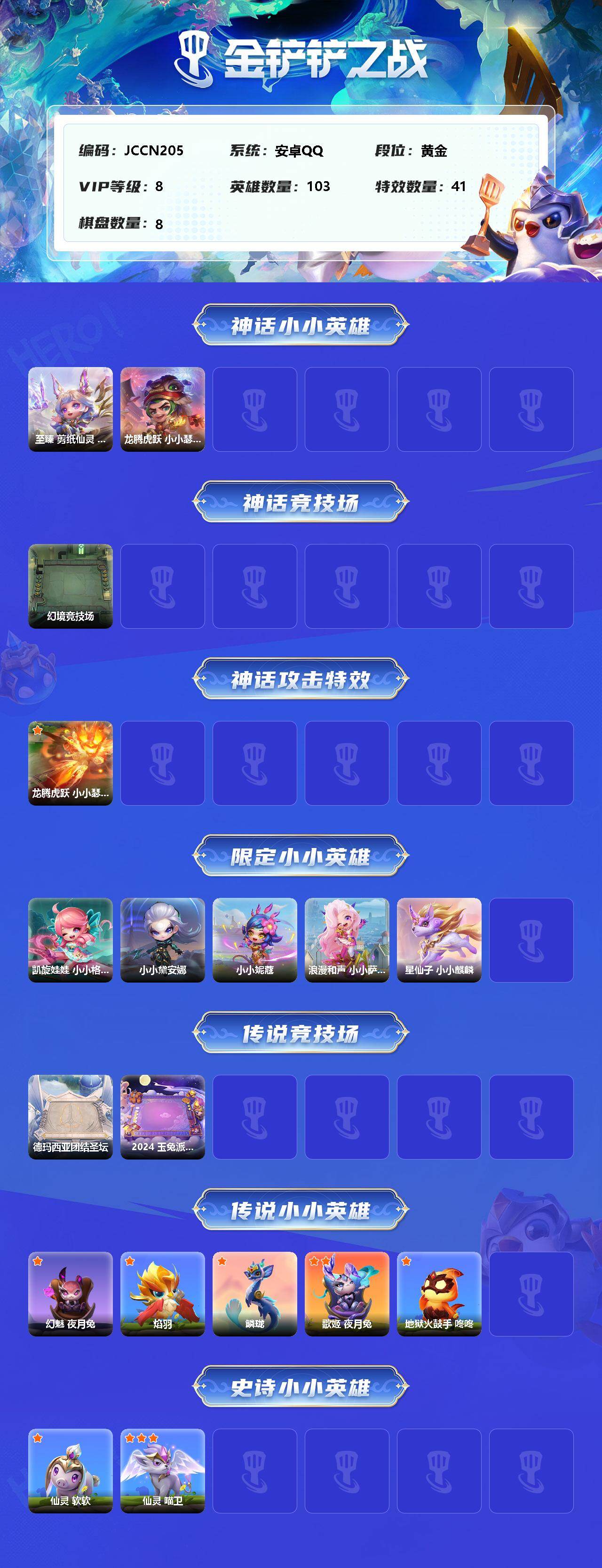 JCCEY31834金铲铲之战账号详情图2 JCCEY31834金铲铲之战账号详情图2