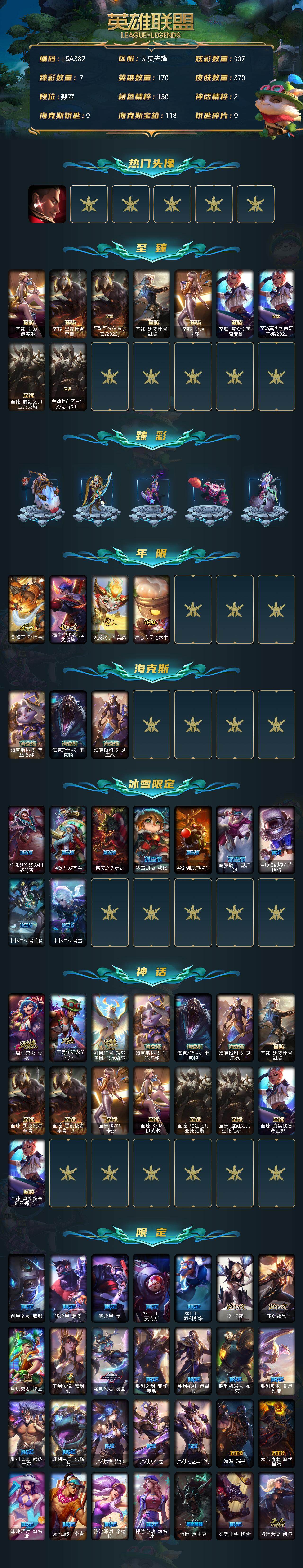 LOLEY38172英雄联盟账号详情图2